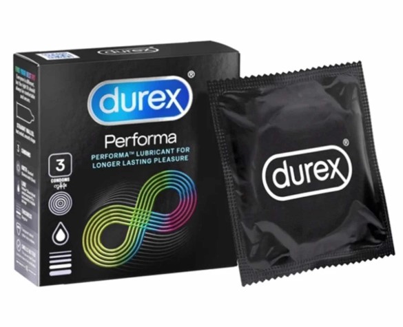 Bao cao su Durex Performa 3's chống xuất tinh sớm