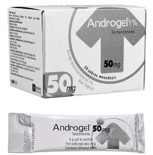 thuốc tăng testosterone nam Androgel 50mg/5g Besins