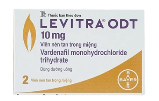 Viên ngậm Levitra ODT 10mg Bayer