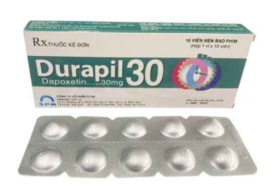 Thuốc Durapil 30 S.P.M (1 vỉ x 10 viên)