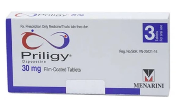 Thuốc Priligy 30mg Menarini (1 vỉ x 3 viên)