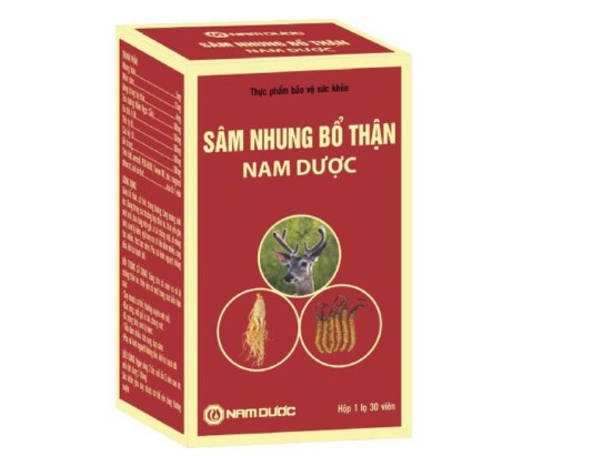 Sâm Nhung Bổ Thận Nam Dược 30 viên - 105.000đ/ Hộp