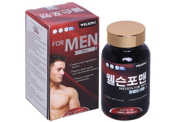 Welson For Men Zinc 60 viên