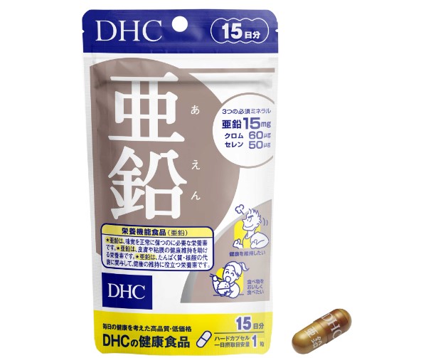 Viên uống DHC Zinc bổ sung kẽm cho cơ thể